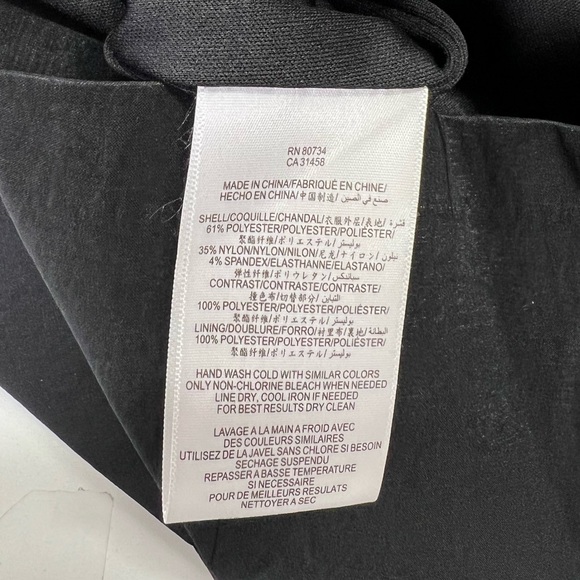 Max and Cleo Black Ruffle Cocktail Dress Size 6 - Picture 13 of 14